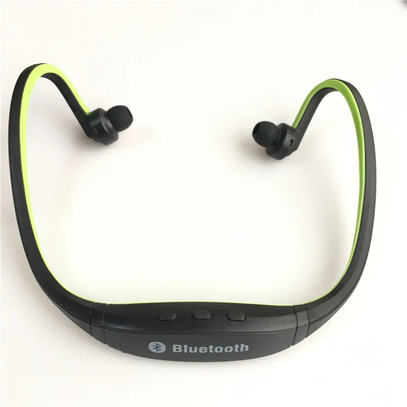 Green S9 Беспроводной наушники Auriculares Bluetooth, наушники, свободные руки, спортивные музыкальные наушники с микрофоном для iPhone 5/6/7, samsung Xiaomi - Цвет: Green