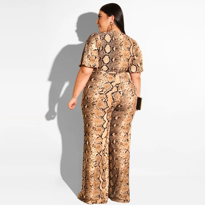 Женский офисный комбинезон с V образным вырезом и коротким рукавом|Женские