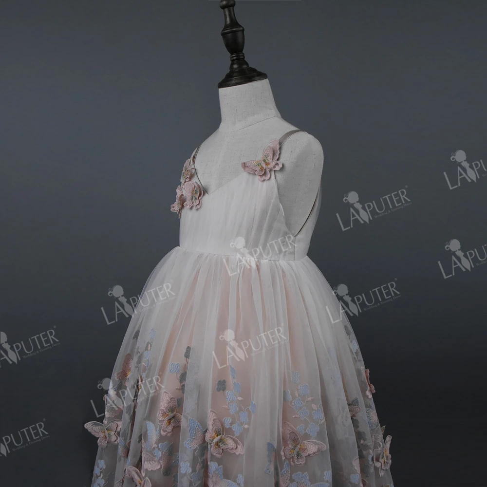 Платье женское кружевное на тонких бретельках с цветочной вышивкой | Свадьбы и