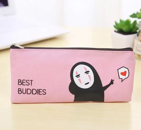 20pcs Studio ghibli No Face Kaonashi аниме фигурки карандаш Холщовая Сумка детские игрушки 19x9
