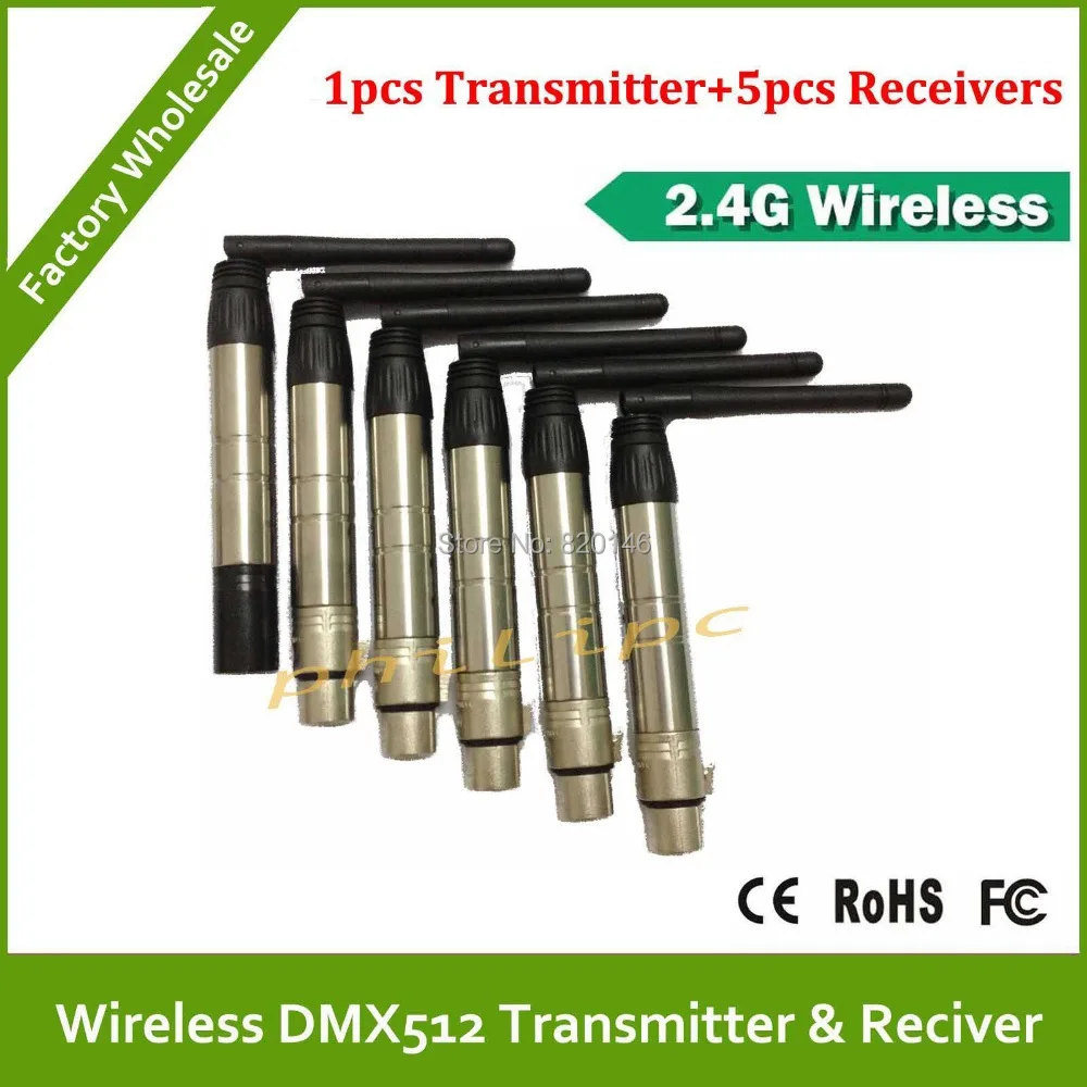 

DHL Free shipping 2 .4G Professional 2.4G DMX512 DMX Dfi DJ Wireless System Receivers Controller
