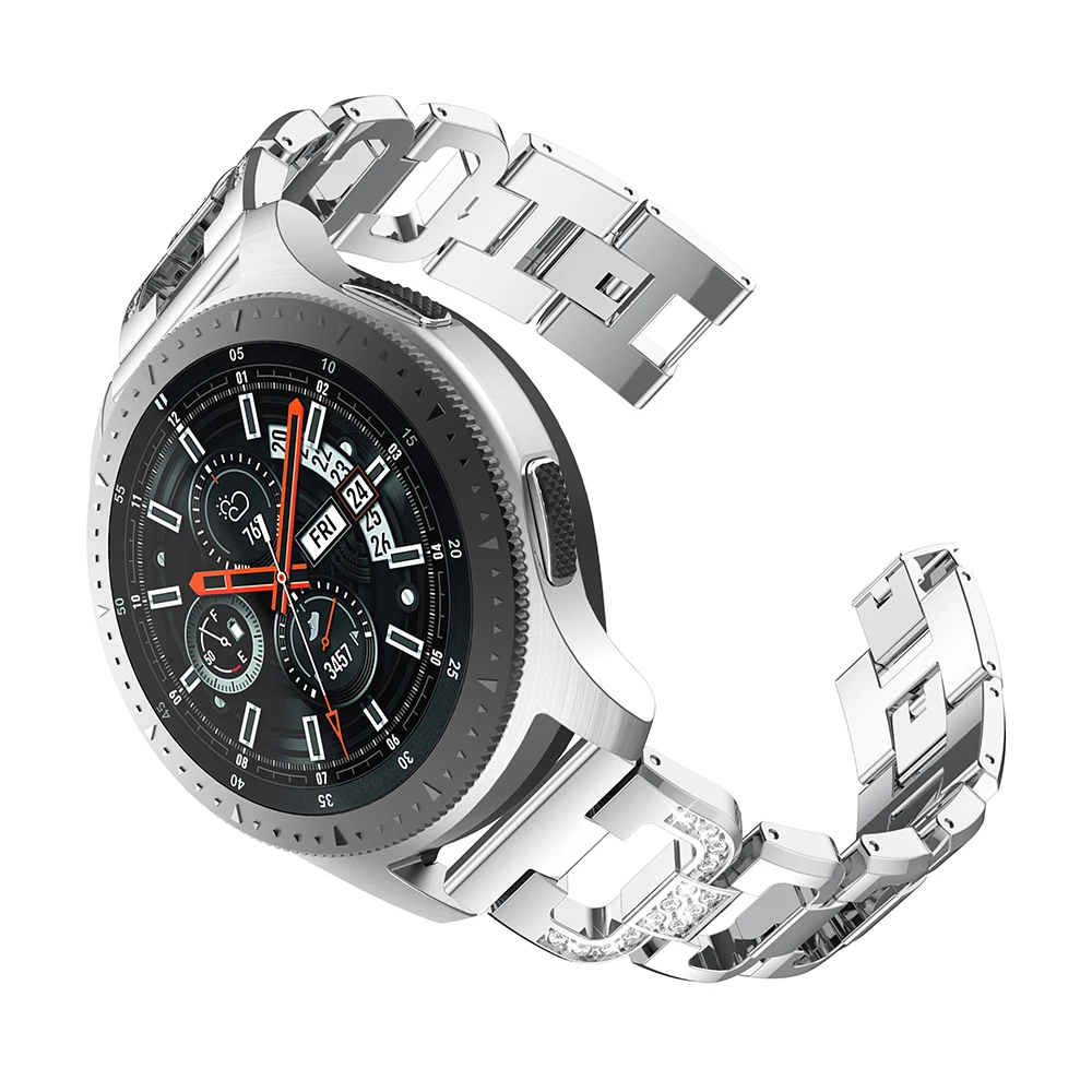 Браслет из нержавеющей стали для смарт часов люксовый спортивный браслет Samsung