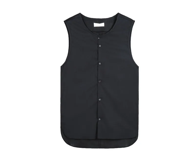 Простой льняной жилет без рукавов костюмы для мужчин повседневный Homme мужской
