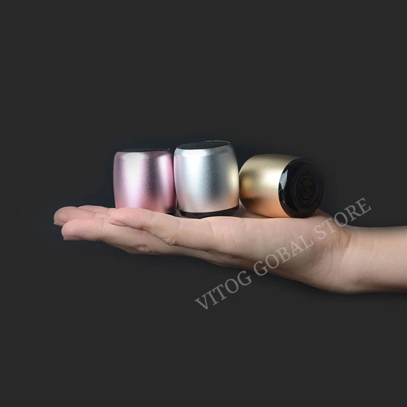 Bluetooth Колонка 3 Вт металлическая портативная цветная стерео система громкой