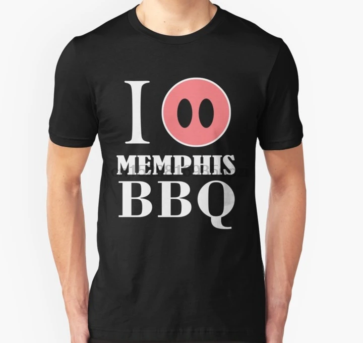 Мужская футболка с коротким рукавом Memphis BBQ Футболка женская | одежда