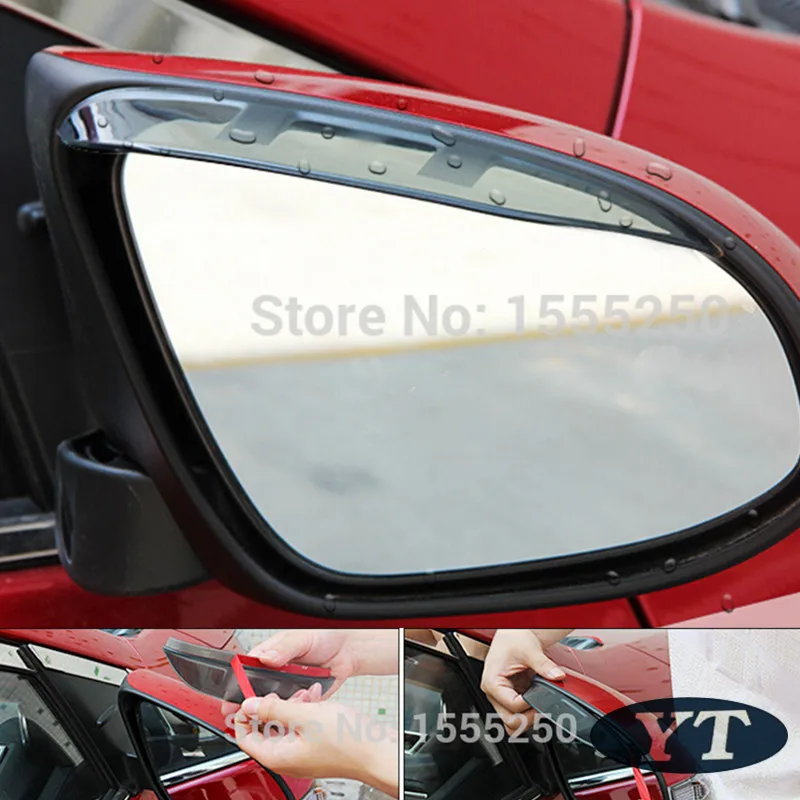 

Auto rear view mirror rain shield deflector For Toyota Corolla 2015 2017,2pcs/lot,car styling