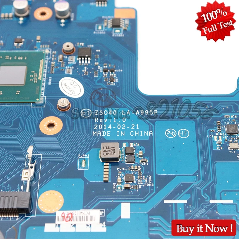 NOKOTION для hp 240 g3 14-r материнская плата ноутбука 788004-501 la-a995p rev 2 0 n2840 CPU DDR3