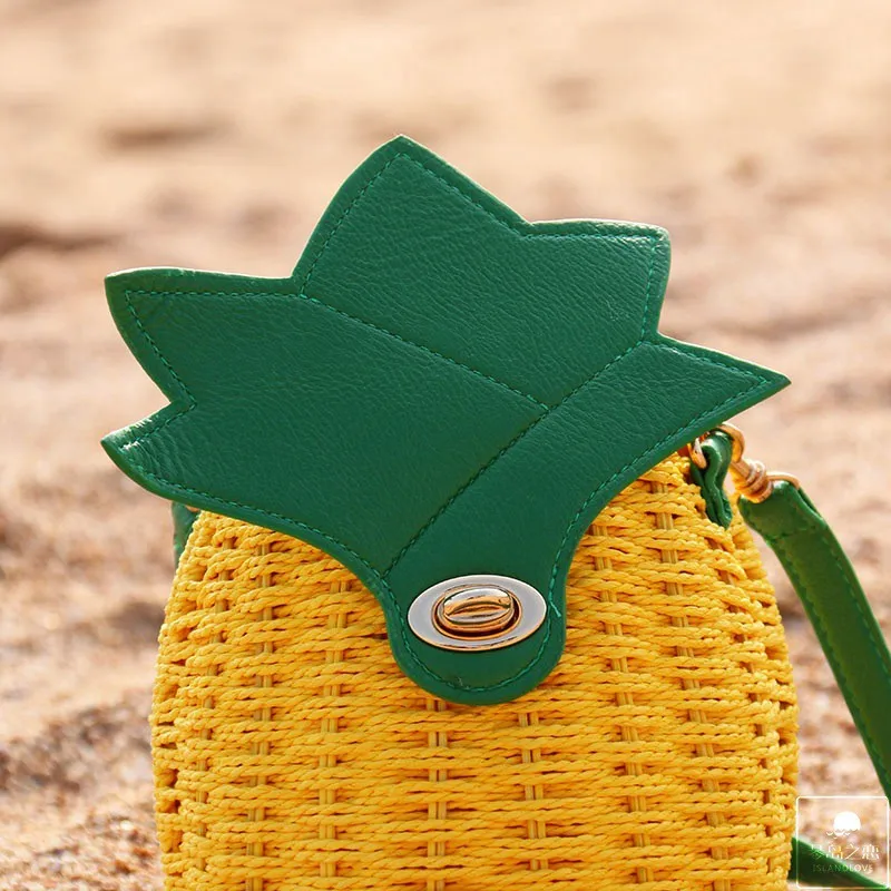 Специальная модная дизайнерская женская сумка с ананасом хорошее качество