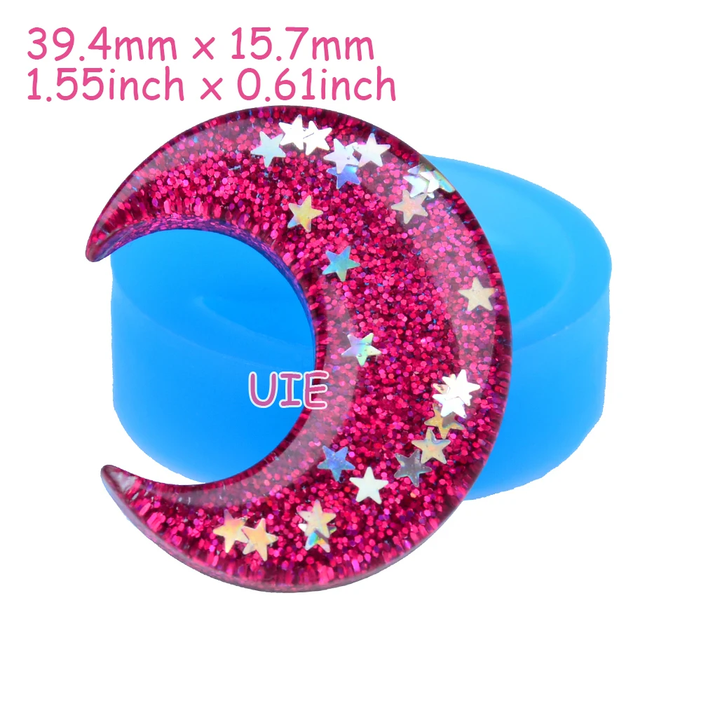 PYL583U 39 4 мм Luna силиконовая форма полумесяц Форма Луна DIY ручная работа украшения