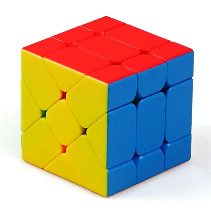 YongJun YJ speed 3X3X3 Fisher Cube, магические кубики, скоростная головоломка, Обучающие Развивающие игрушки для детей, cubo magico