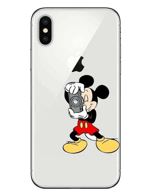 Мягкий силиконовый чехол для телефона с рисунком Микки Минни Маус Apple iPhone 6 6s Plus 5 5S
