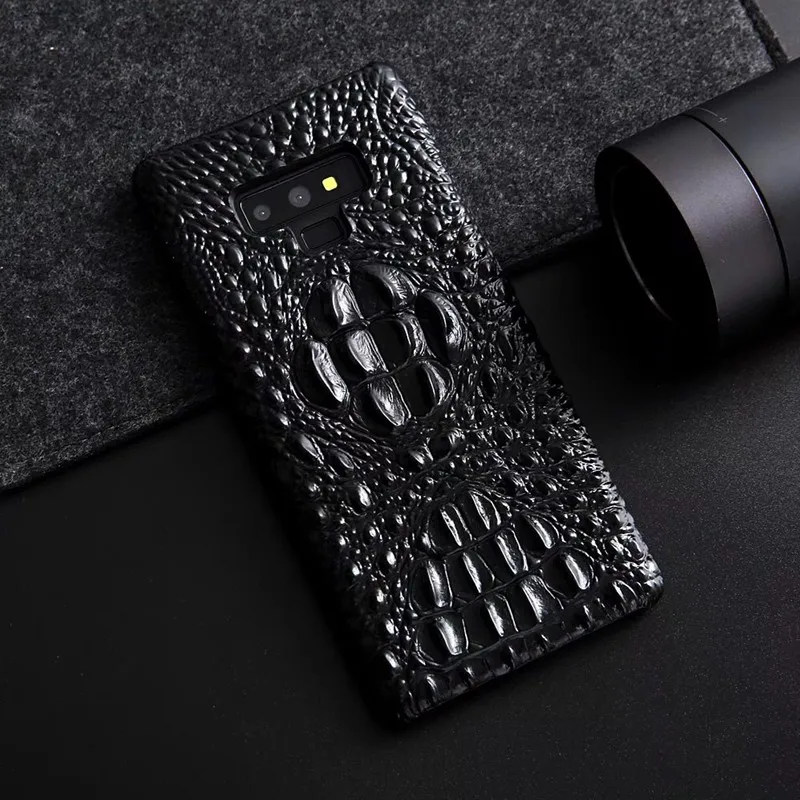 Чехол из натуральной кожи для Samsung Galaxy Note 9 классный чехол роскошный с рисунком