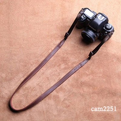 Cam-in 2250-2259 универсальный ремень из воловьей кожи для камеры, регулируемый ремень из воловьей кожи, длина 82~ 104 см - Цвет: 2251