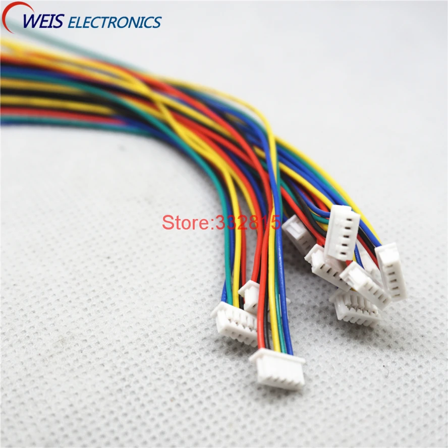 10 шт. одиночный конец SH шаг 1,25 мм 15 см 28AWG(0,36 см) микро провод к плате разъем 2P 3P 4P 5P 6P 7P 8P