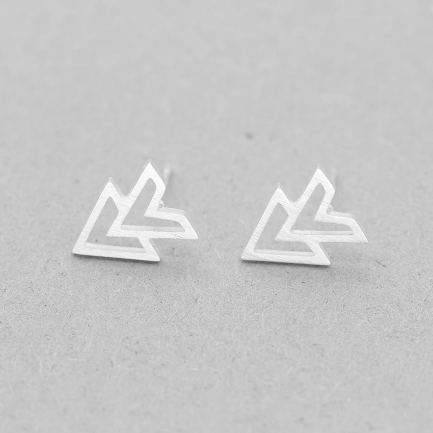 Минималистичные женские украшения для ушей серьги гвоздики со стрелками из