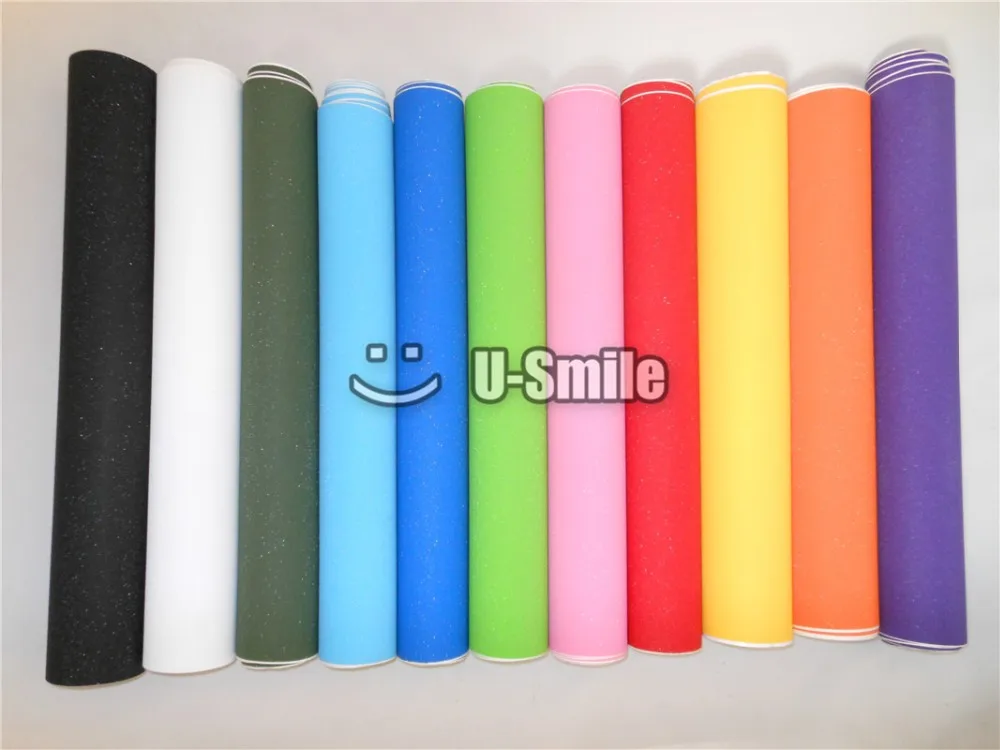 Высококачественная блестящая красная песчаная Алмазная виниловая пленка лист