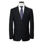 Мужской костюм большого размера, деловой Повседневный однотонный классический стиль с двумя пряжками, мужское Брендовое пальто размера плюс 5XL 6XL 7XL 8XL 9XL