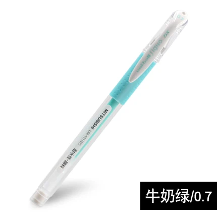 Новинка! Japan UNI UM-151 Signo цветная гелевая ручка металл/молочный цвет для ежедневного письма 0,7 мм 1 штука - Цвет: milk green