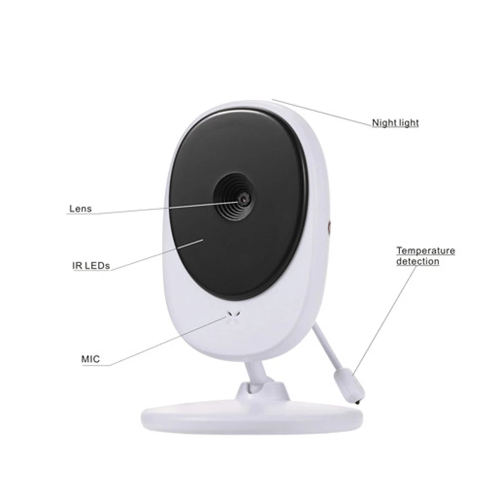 Беспроводной цифровой видеоняня 2 4 дюйма с цветным ЖК-экраном и ночным видением