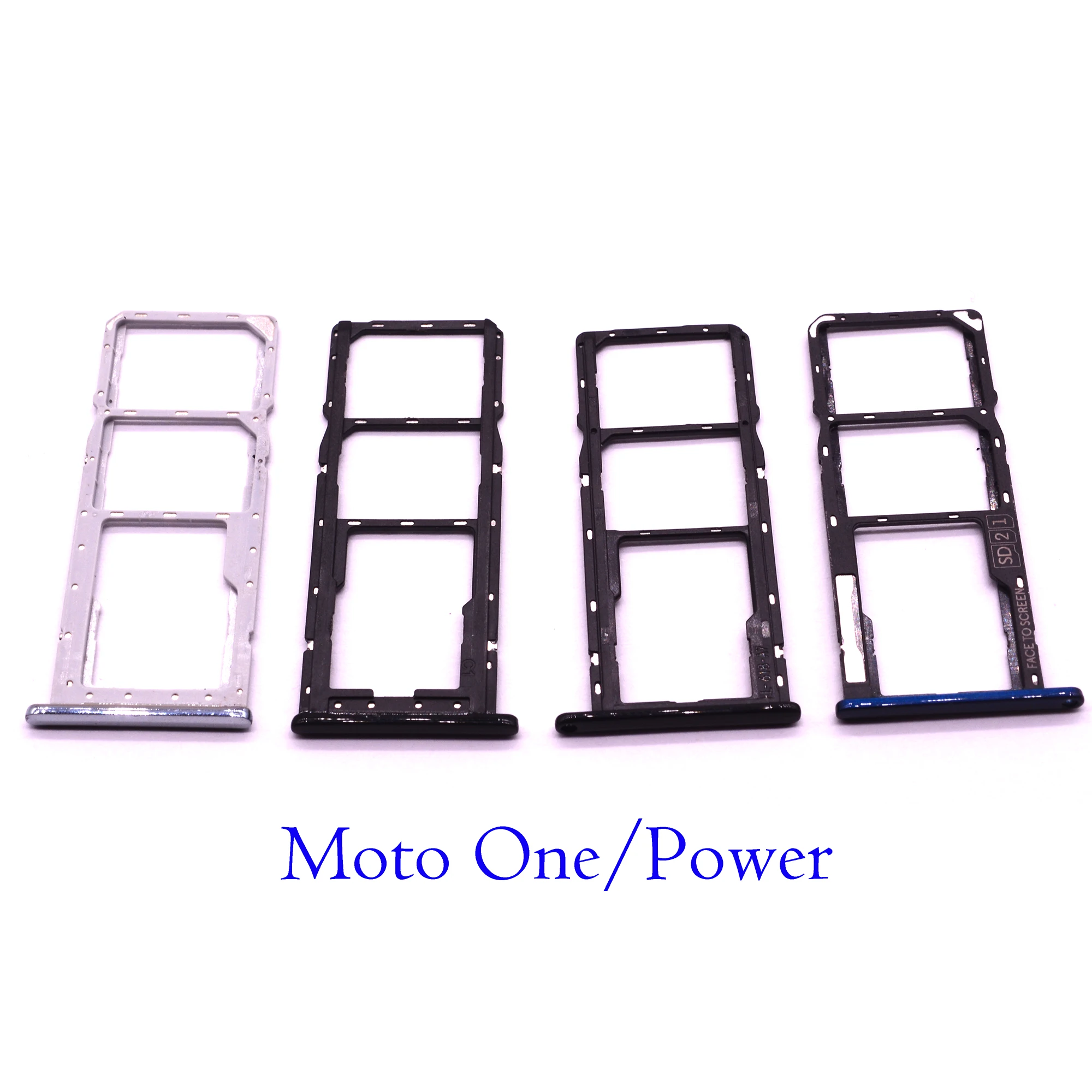 

SIM Tray Holder SD Card Reader Slot Adapter for Motorola Moto One Moto One Power