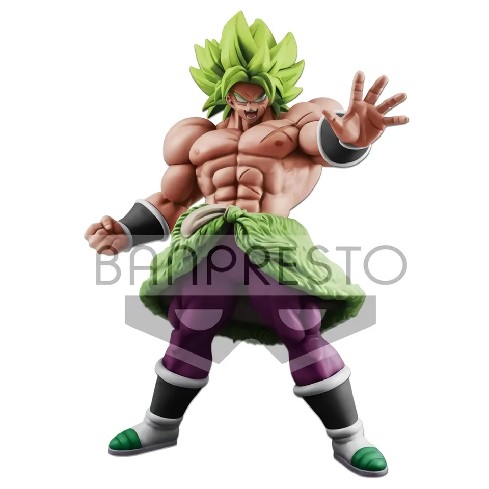 No Box Tronzo 35 см Banpresto Dragon Ball супер фильм Broly 20th юбилей SSJ Broly Broli ПВХ фигурка подарочные модельные игрушки - Цвет: No Box