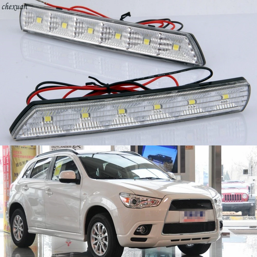 Дневные ходовые огни CSCSNL дневные для Mitsubishi ASX 2010 2011 2012 Автомобильные светодиодные