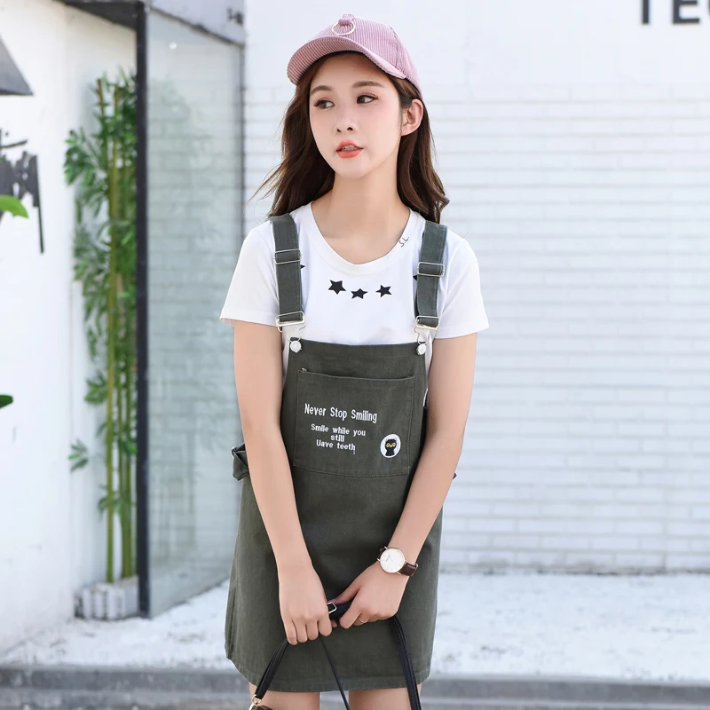 Летнее платье для Для женщин 2018 новый без рукавов на бретелях девочек джинсовые