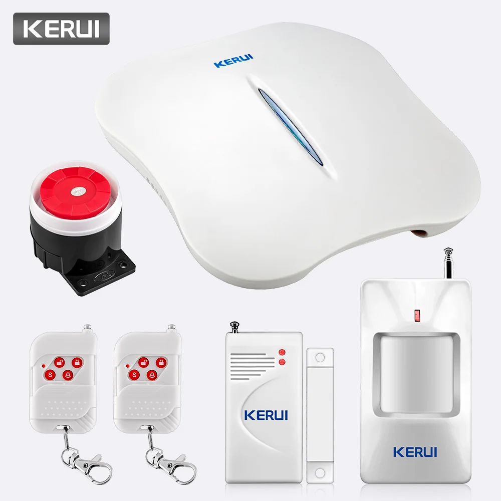 KERUI W1 Голосовая подсказка Домашняя безопасность беспроводная WiFi PSTN
