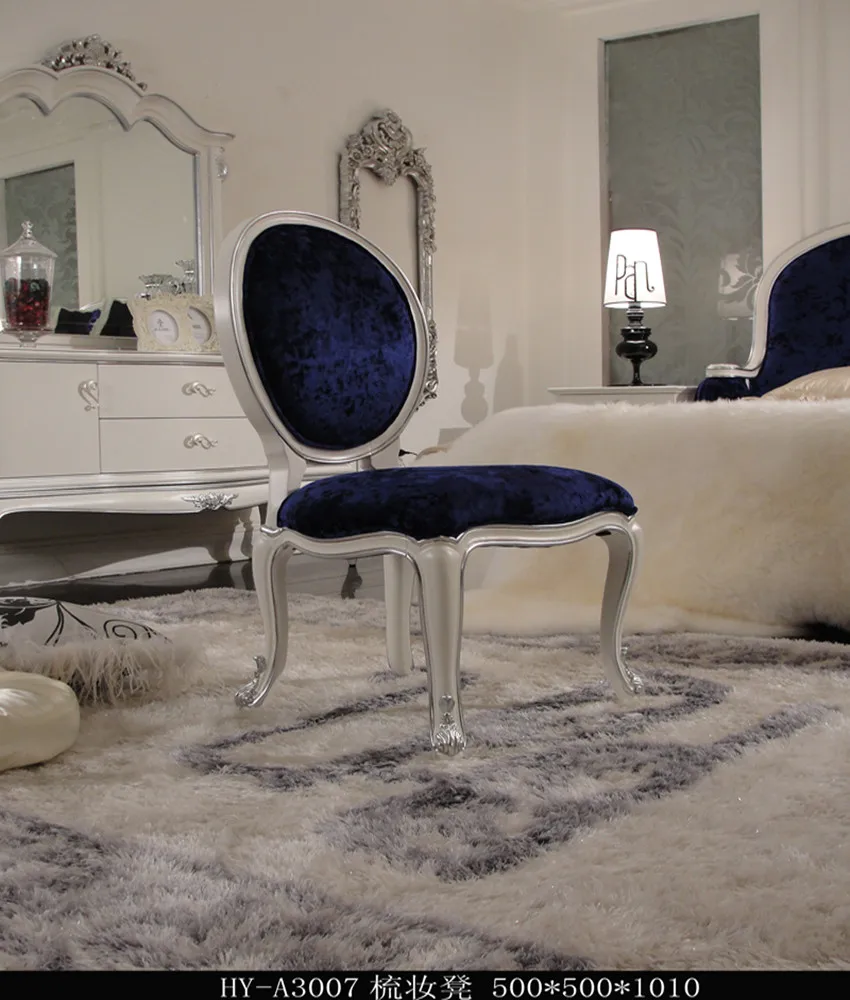 Классические кровати антикварная Роскошная итальянская королевская спальная