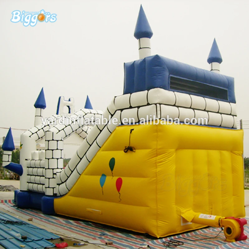 

Commercial grade PVC inflatable slide water slide castle combo free blower