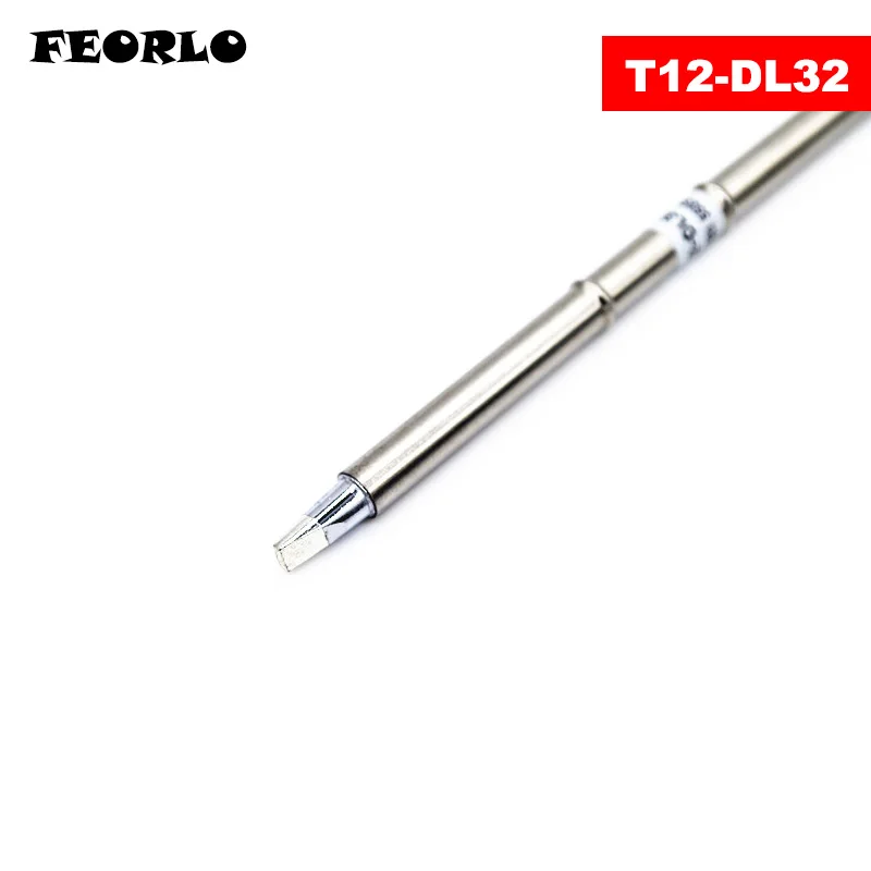 5 шт. T12 наконечник T12-DL12 DL32 DL52 solderirng наконечник для Hakko паяльник 220 в 70 Вт T12 железные наконечники FX951 паяльная станция Сварка