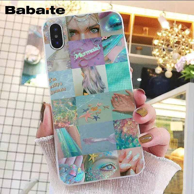 Babaite модная Русалка хвост Bling масштаб чехол для телефона iphone 11 Pro 11Pro Max 8 7 6S Plus 5 5S SE XR X XS MAX 10 Coque