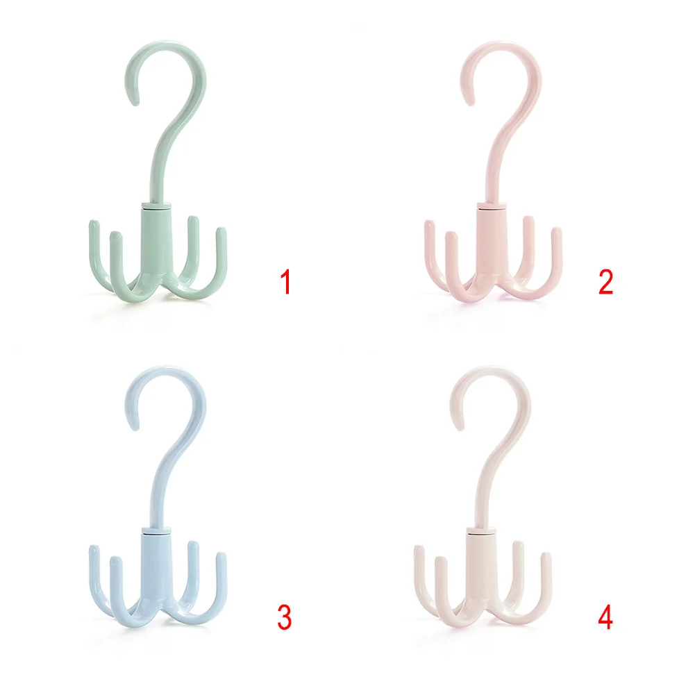 Лидер продаж 360 градусов вешалка с четырьмя крючками бытовой Органайзер Хранение