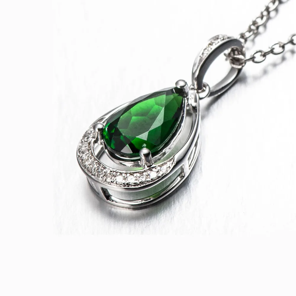 Ювелирные изделия из драгоценных камней LP твердые камни 18 К 750 белое золото