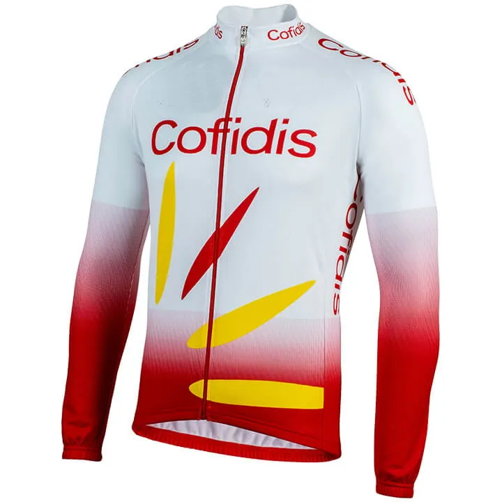 Весенне летние вело Джерси только 2019 COFIDIS Pro Team Mtb с длинным рукавом мужская