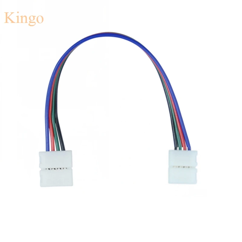 10 шт./лот 4pin LED RGB кабель провод удлинитель 15 см 50 с двойными соединителями для 5050
