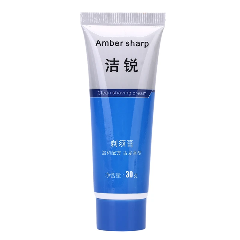 

40g/bottle Shaving Cream For Men For All Skin Shaving Foam Manually Soften Beard Reduce Friction Shaving Cream Deionized Water