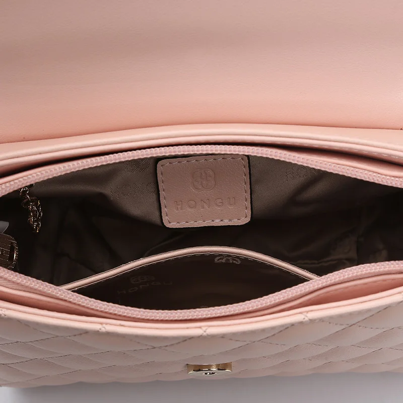HONGU известный люксовый бренд натуральная коровья кожа женские сумки сумка на