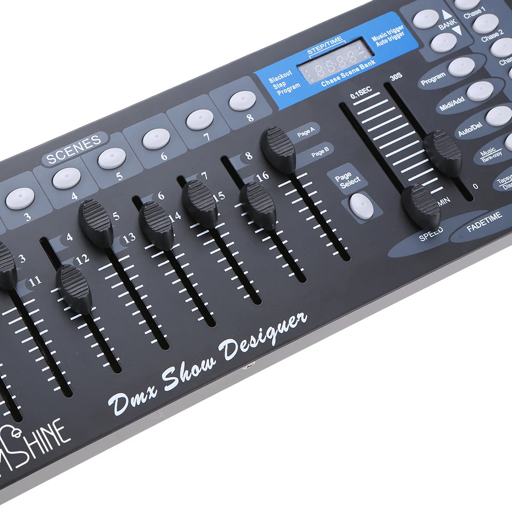 Стиль 192 каналов сценический светильник DMX 512 беспроводной контроллер консоль с передатчиком вечерние DJ диско Операторское Оборудование