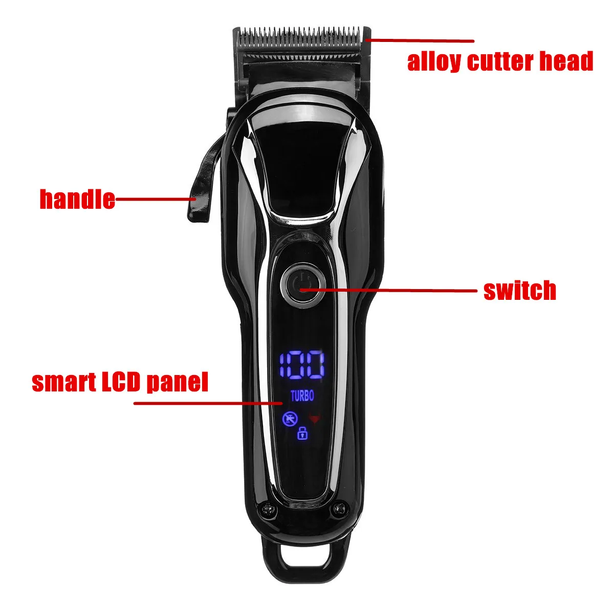 

4 in 1 Multifunction Hair Clipper Professional Electric Hair Trimmer Beard Trimmer Machine Trimer Cutter LED display