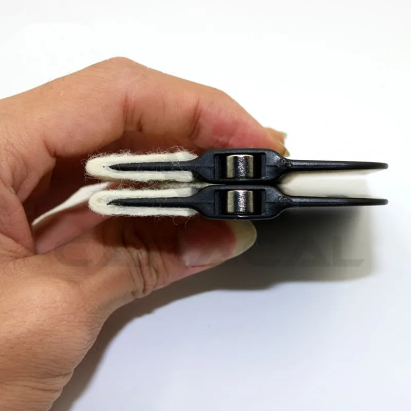 Профессиональный шерстяной Магнитный Скребок 10*7 см Ракель про ТИНТ Бондо