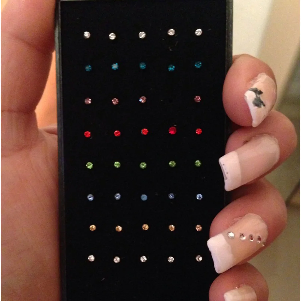 Женское кольцо для пирсинга элегантные серебряные шпильки носа 40