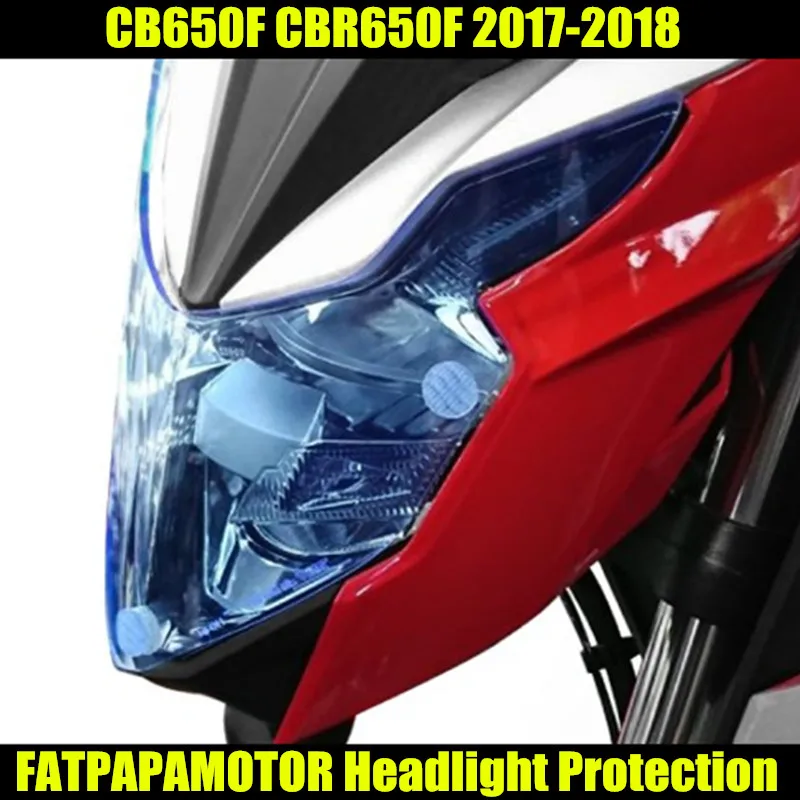 Мотоциклетные аксессуары защитная крышка фары для HONDA CB650F CBR650F 2017 2018|Козырьки от