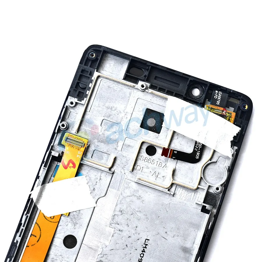 ЖК дисплей для Lenovo A6000 5 0 дюйма дигитайзер сенсорного экрана в сборе с рамкой