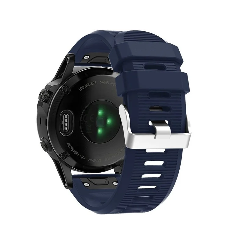 2-PACK силиконовые 26 мм легко быстро подходят спортивные часы ремешок для Garmin Fenix 5X/Fenix 3/3 HR/D2 Charlie/Descent Mk1 браслет