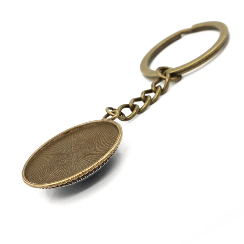 Новая мода ручная работа зеленая Мандала брелок художественное стекло кольцо