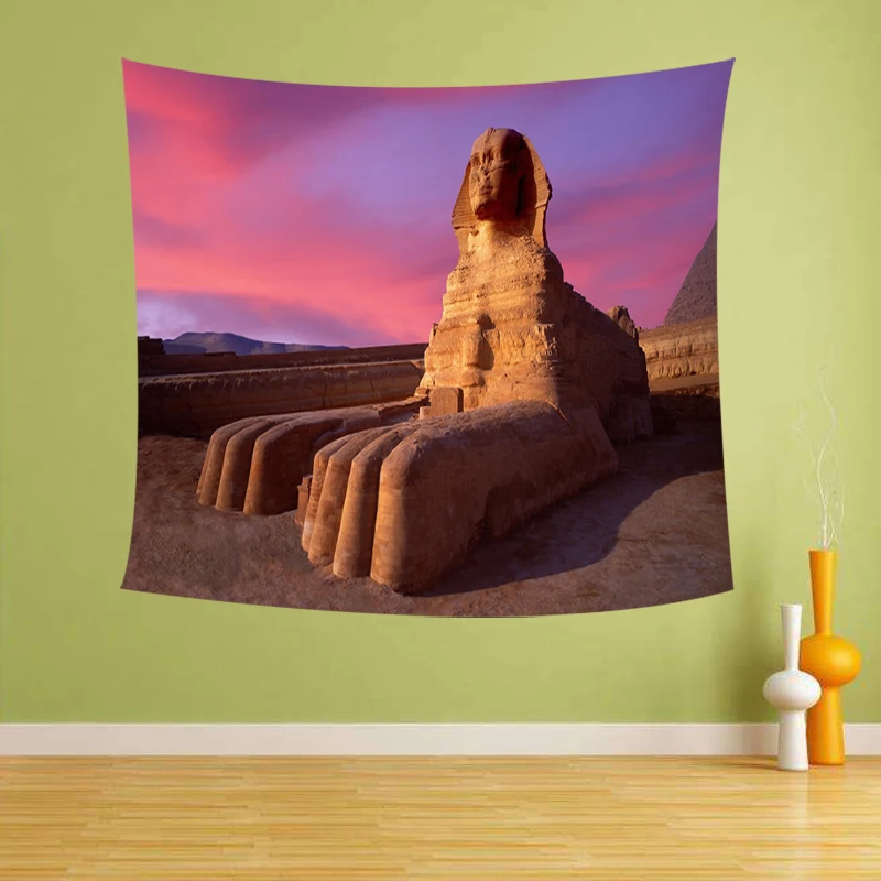 Пейзаж пустыни гобелен настенный верблюжий декоративный палатка для кемпинга