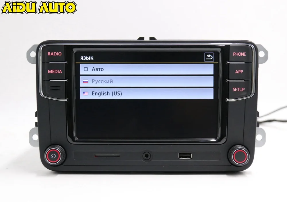 Немецкий Русский Турецкий язык RCD330 Plus CarPlay радио для VW Golf 5 Jetta MK5 MK6 CC Tiguan Passat B6 B7 Polo 6RD035187B