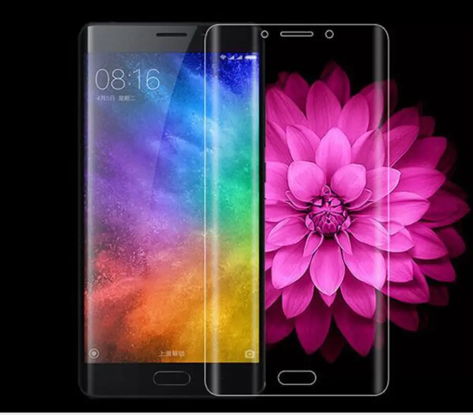 100 шт./лот camdems 3D изогнутая защитная пленка на весь экран мягкая PET для Xiaomi Mi Note 2 3