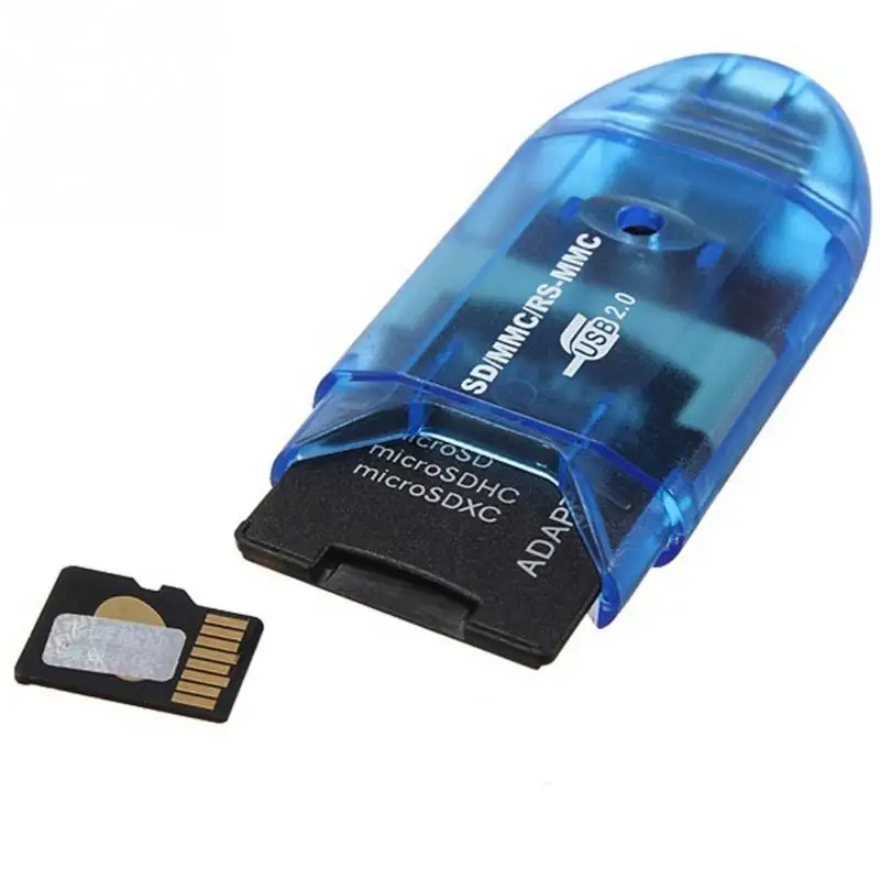 Все в 1 USB 2,0 мульти карта памяти ридер адаптер Разъем для Micro MMC HC TF M2 карта памяти MS Duo RS-MMC